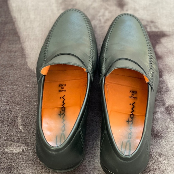 Santoni Men's Leather Loafers - Picture 3 of 7